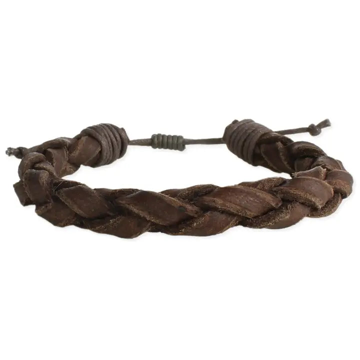 Brown Braided Bracelet